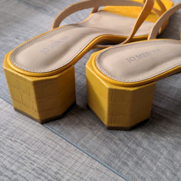 COPY - Jo Mercer block heel strappy leather sandals size 38 - Picture 7 of 7